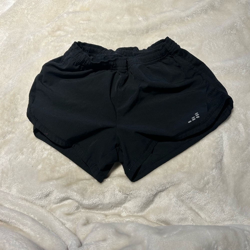 Black BCG women’s wide waistband volley shorts